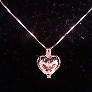 Silver 925 butterfly necklace.